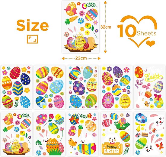 Vrolijk Pasen labels, stickers of toppers - Printable - Traktatie printables en feestelijke printables voor elk feestje