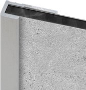 Schulte DecoDesign eindprofiel aluminium 01, lengte 210 cm, D1901621-1