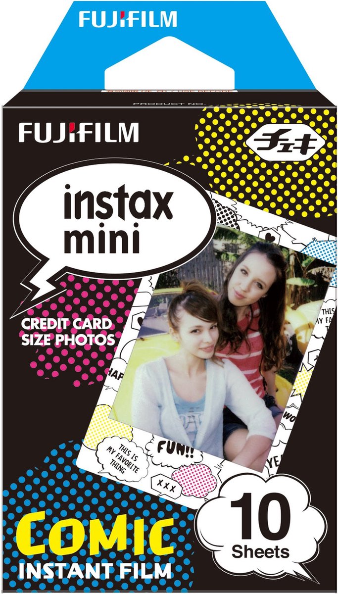 Fujifilm Instax Mini Film - Comic - Instant fotopapier - 1 x 10 stuks - Fujifilm