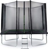 VirtuFit Rechthoekige Trampoline met Veiligheidsnet - Zwart - 183 x 274 cm