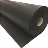 Onderdoek Zwart - Fibertex - 150cm breed - 125g/m² - Afwerking - Onderdoek - Glad