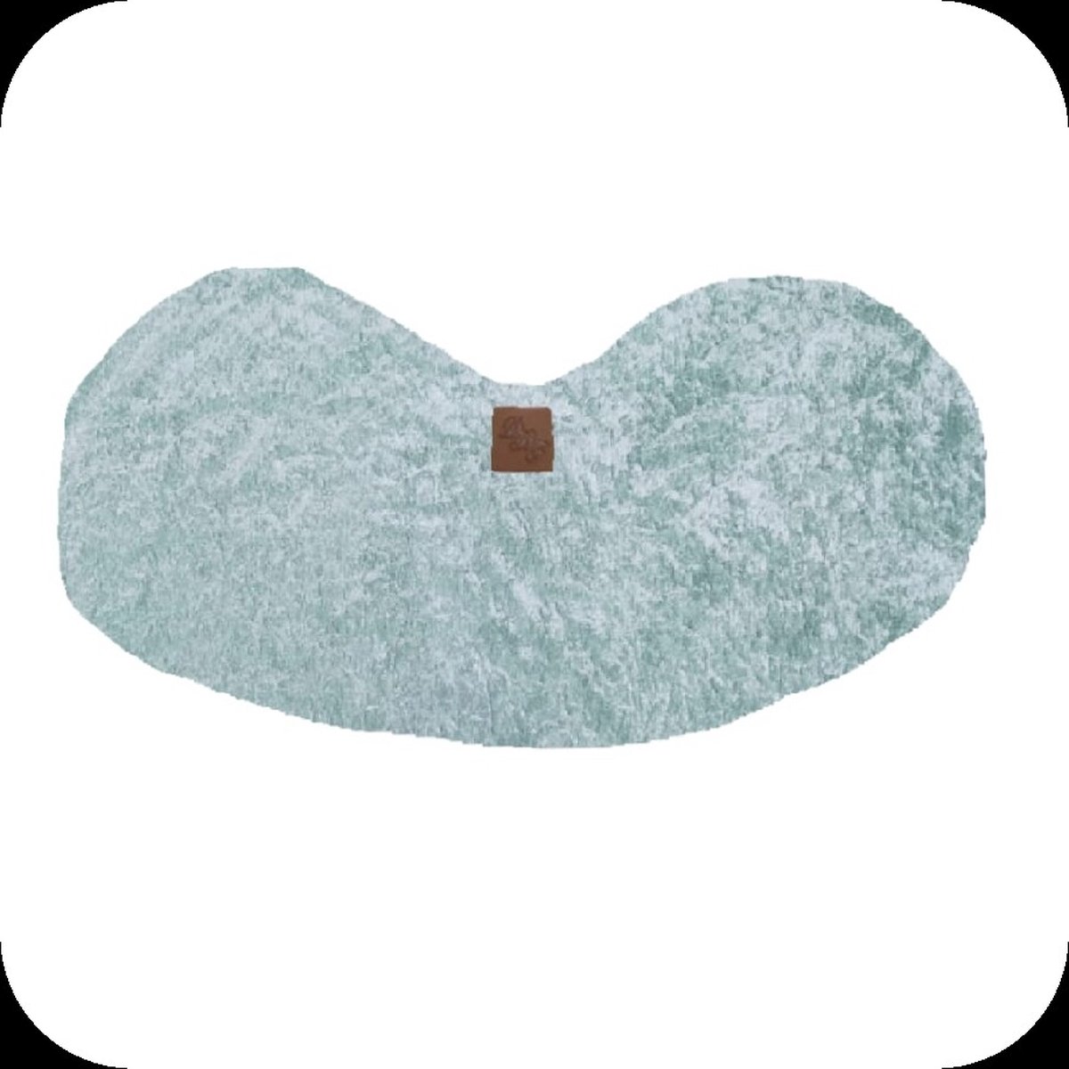 Goedkoopste Schouder spuugdoek velours mint