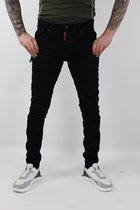 Heren slim fit jeans DSQRRED7 Black Boss