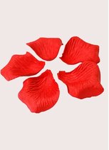 Rode Rozenblaadjes - Luxe Versiering - Liefdes Decoratie - Romantisch Cadeau - I Love You - Vrouw en Man Verrassen - 500 Neppe Blaadjes
