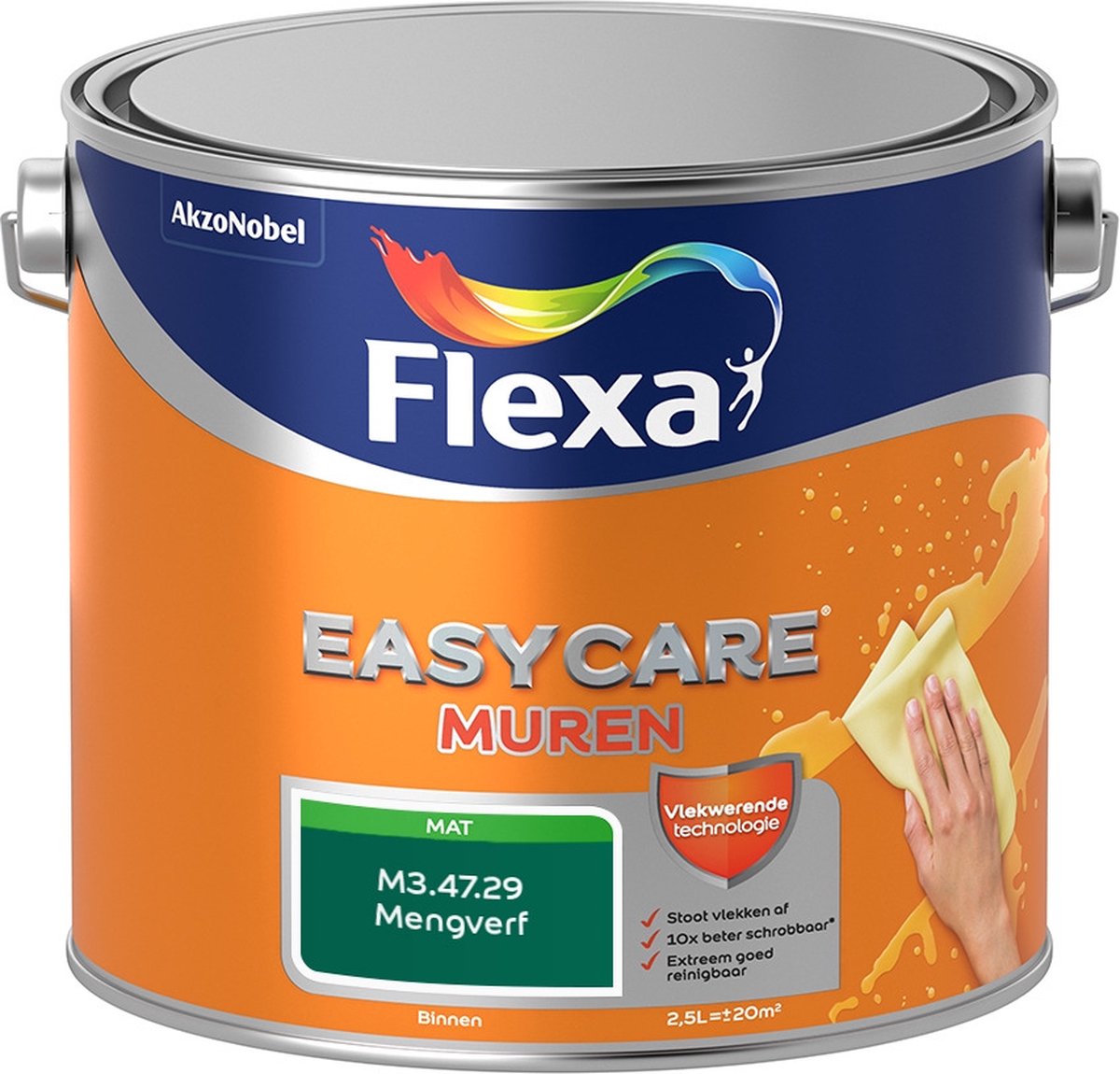 Flexa Easycare Muurverf - Mat - Mengkleur - M3.47.29 - 2,5 liter