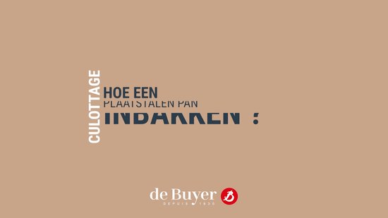 de Buyer Mineral B Koekenpan 28 cm – Plaatstaal – PFAS-vrij