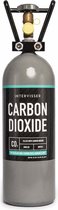 Intervisser Carbon Dioxide koolzuur en cilinder 2 kg - CO2 koolstofdioxide koolzuurcilinder voor aquarium, bruisend water, bier tappen, Sodastream, Quooker