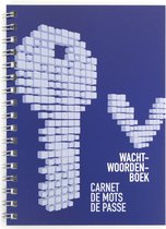 Kangaro K-59191002 Wachtwoordenboek Blauw Met 64 Bladzijde 105x147mm Spiraal