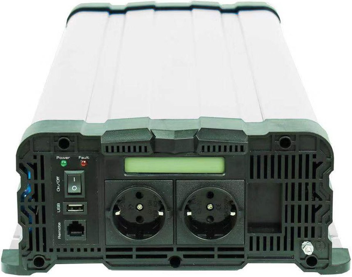 EcoLine - Omvormer 24V Naar 220V/230V - 3000w Vermogen - Zuivere sinus - Spanningomvormer | In for Quallity
