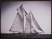 Kader | hout | zwart | 57x4.3x (h)77 cm