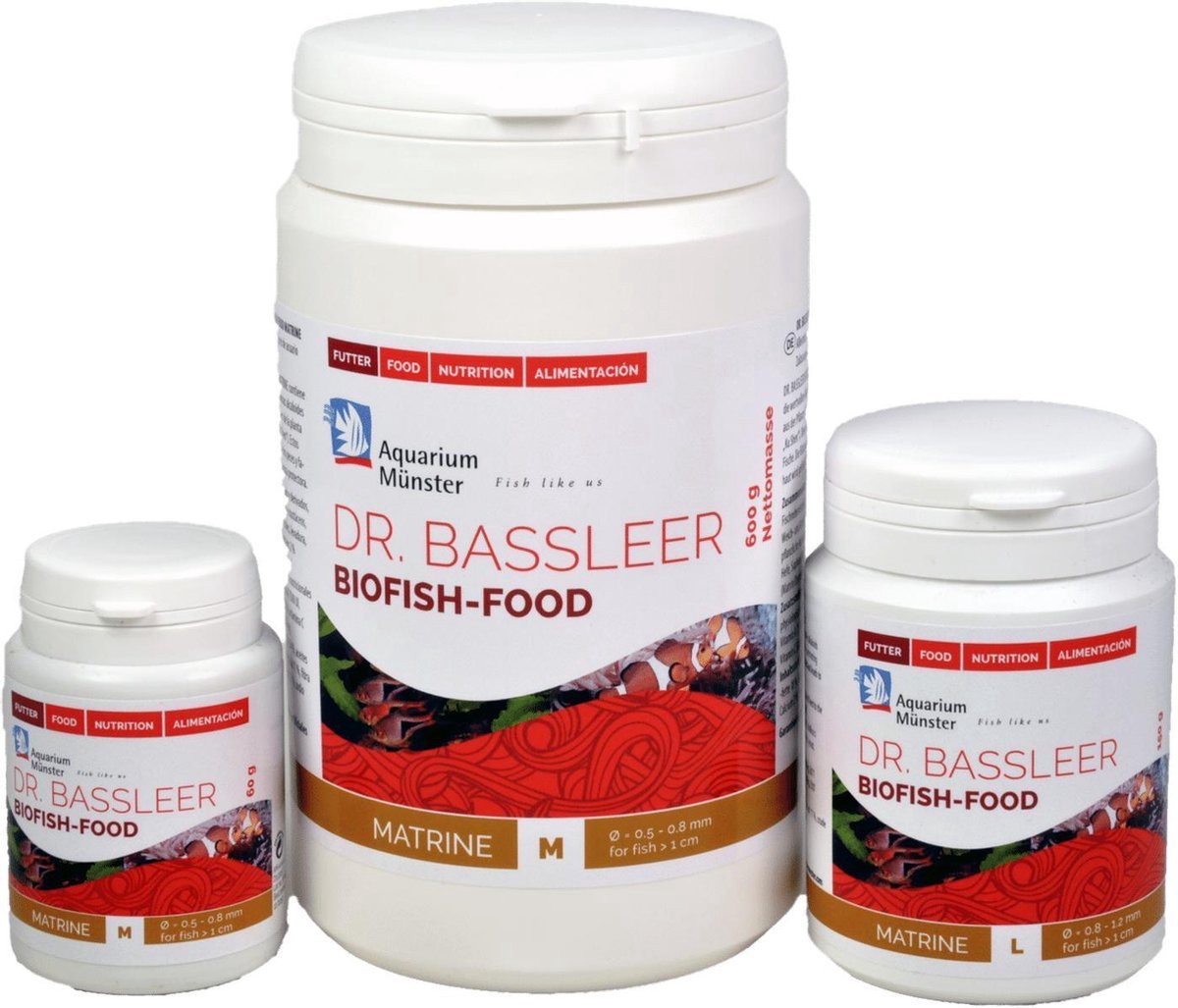 Matrine - Dr. Bassleer BioFish Food M 600gr