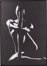 Kader | canvas | zwart | 82.6x4.3x (h)122.6 cm