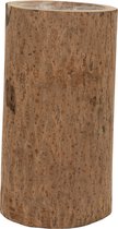 Bloempot | hout | naturel | 20x20x (h)36 cm