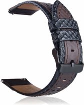 Leren bandje Samsung Gear S3 - Galaxy Watch 46mm SM-R810 bruin