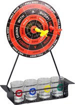 Drankspel - Magnetisch dartbord - Shotspel - Gezelschapsspel voor volwassenen - Incl. 4 shot glaasjes