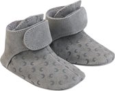 Lodger Leren Babyschoentjes - Walker Tribe - Grijs - 12-15M - Antislip - Soepel leer - Klittenbandsluiting