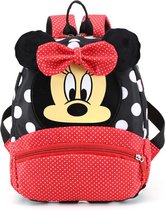 Minnie Mouse Rode Tas - Disney Tas - Minnie Mouse Rugzak - Kleine Minnie Mouse Tas - Rode Schooltas - Peuter Rugzak