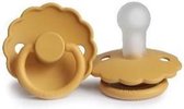 Frigg fopspeen - maat 2 6-18 maanden - 1 stuk - daisy - honey gold