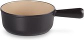 Le Creuset Gietijzeren ronde steelpan zonder deksel Mat Zwart 18cm 1,4l