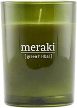 Meraki - Geurkaars Green herbal groen groot