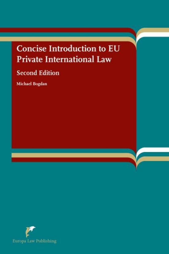 Concise Introduction To Eu Private International Law - cover
