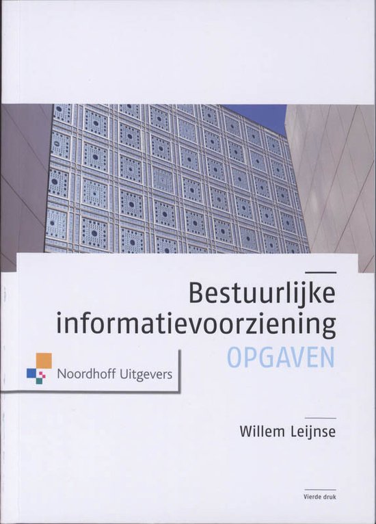 9789001795993 - Bestuurlijke informatievoorziening Opgaven