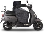 Stricto ® EasyOn - Scooter Beenkleed Universeel  – Luipaard Grijs - Unieke designs – water & winddicht – beenkleed - scooter beenkleed universeel voor alle merken zoals Vespa/Kymco