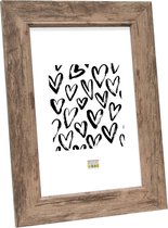 Deknudt Frames fotolijst S48SH3 - bruine houttint - breed - 20x28 cm