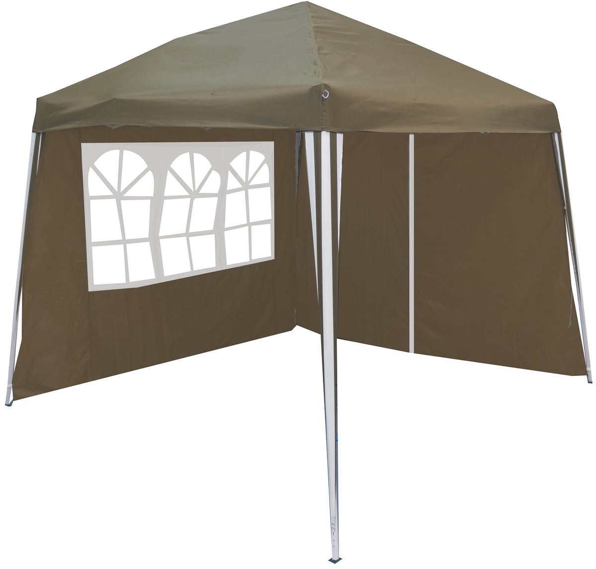 Lifetime Garden Partytent - Paviljoen 3 x 3 x 2,45M - Party Tent met Zijwanden - Opvouwbare Feessttent - Taupe
