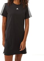 Adidas Performance 3-Stripes Jurk Zwart Dames - Maat S