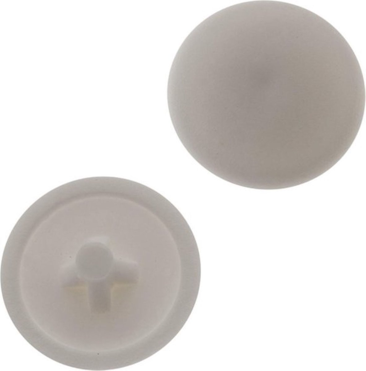 Homefix - Afdekkapjes wit voorKruis-Kop- Hout-Schroeven.  13 mm. 20 stuks Schroef-Dopjes.