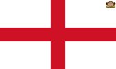 Partychimp Vlag Engeland - 90x150 Cm - Polyester - Rood/Wit