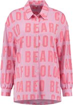 Pom Amsterdam Dames Mila Dare To Be Blouse Roze maat 40