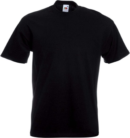 T-shirt noir basique grande taille pour homme - chemises en coton abordables 5XL (50/62)