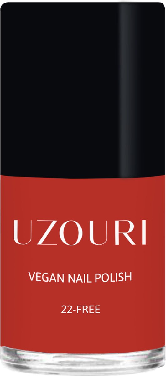 Uzouri - Nagellak - Vegan - 22-FREE - Hibiscus Red - 12 ml