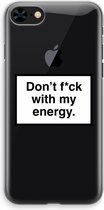 Case Company® - iPhone 8 hoesje - My energy - Soft Case / Cover - Bescherming aan alle Kanten - Zijkanten Transparant - Bescherming Over de Schermrand - Back Cover