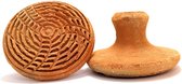Oliverda - Terracotta Scrubsteen - voor voeten - 2 stuks