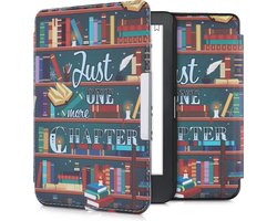 Etui kwmobile pour Kobo Clara HD - Etui pour liseuse en multicolore - design bibliothèque