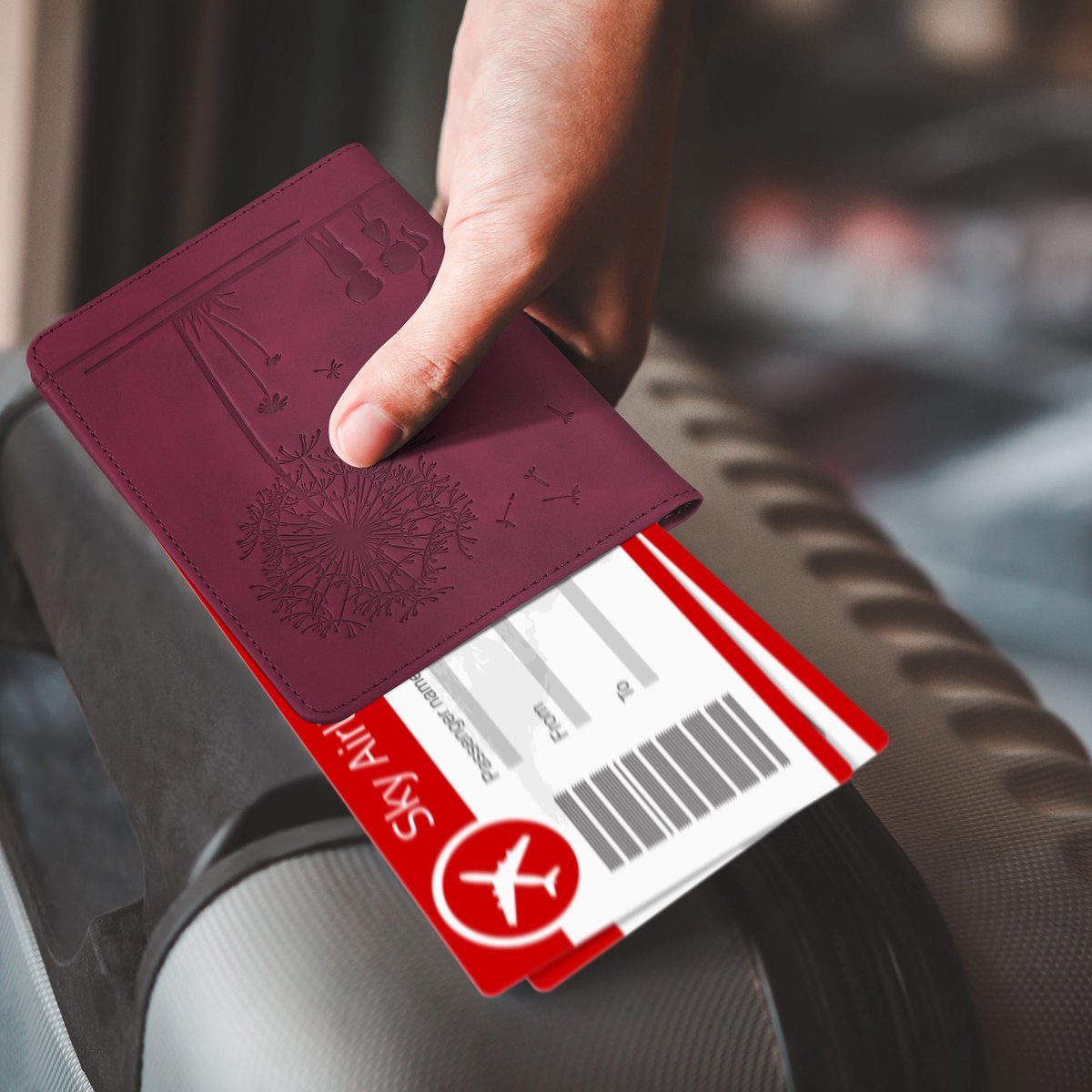 Kwmobile Protection Carnet De Vaccination - Couverture 93 X 130 Mm En Similicuir Pour Passeport Vaccinal Européen - Or Rose