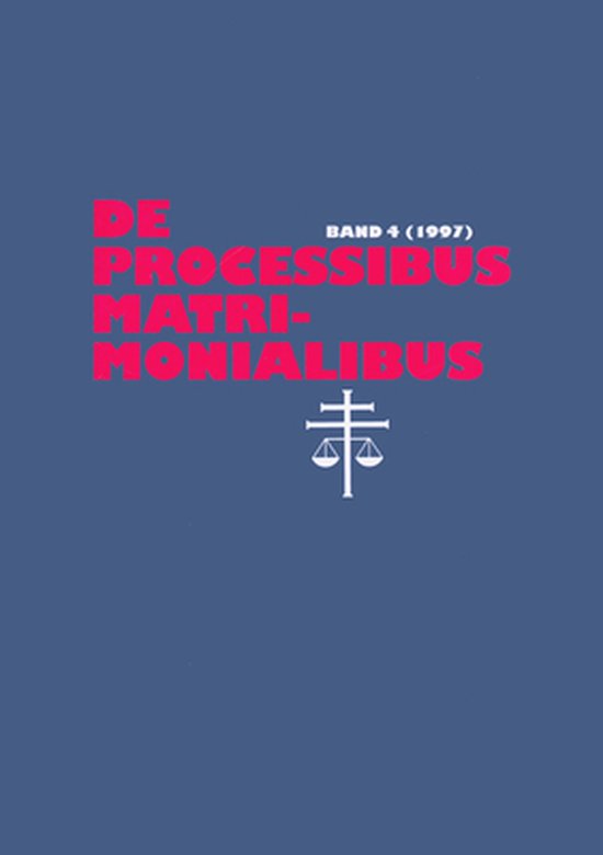 De processibus matrimonialibus - cover