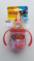 Nuby Designer Series Antilekbeker Met 360° Rietje 270ml Rood