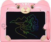 Bol.com Tekentablet voor kinderen - Roze - Tekenbord - LCD Tekentablet - Kindertablet / Tekenbord aanbieding