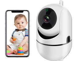 S-VAY - Full HD Babyfoon met Camera en topkwaliteit beeld! - Terugspreekfunctie - Bedien met app -  incl ophangbeugel - Reageert op beweging - Camera Beveiliging - Inbraakpreventie - Huisdiercamera