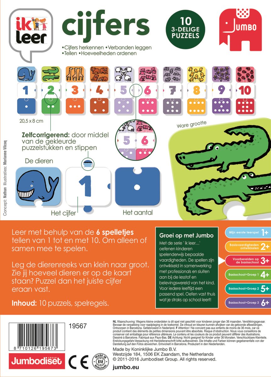 Jumbo - Ik Leer - Cijfers - Educatief spel - Vanaf 3 jaar — afbeelding 15