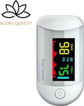 Saturatiemeter & hartslagmeter - Oximeter - Inclusief batterijen & koord - CE gecertificeerd