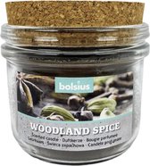 Bolsius Geurglas Woodland Spice Met Deksel - 2 x 80/80mm