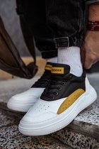 Chekich CH115 BT HERENSCHOENEN WIT / GEEL / ZWART