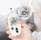 Glucosemeter Startpakket - Bloedsuikermeter - Glucosemeter - Bloedsuikermeters Startpakket - Diabetes Meter - Bloedglucosemeter - Bloedsuikermeter met Teststrips - Incl. 100 Testst