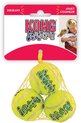 KONG Air squeaker – Tennisbal – Hondenspeeltjes – 3 stuks – XS