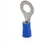 Ohmeron Oog/Kabelschoen M8 Blauw - 25 stuks